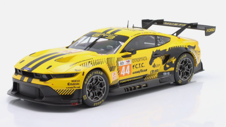 Ford Mustang GT3 n° 44 4th 24h Le Mans 2024 IXO 1/18